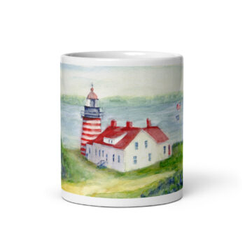 West Quoddy Light mug - Image 4