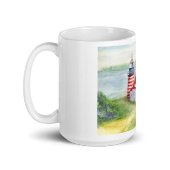 West Quoddy Light mug - Image 6